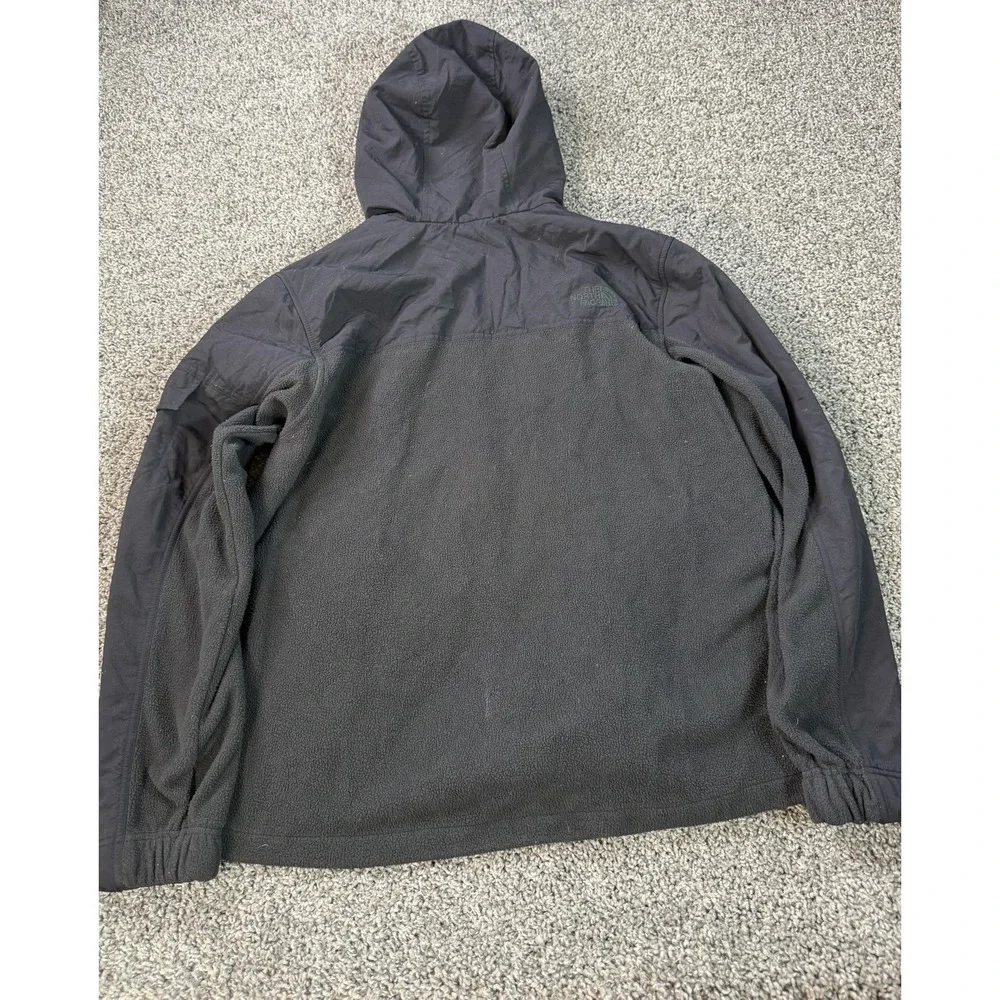 The North Face Salians Hooded Full Zip Jacket Men's Size Large Black Outdoor